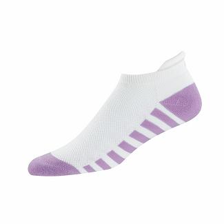 Women's Footjoy ProDry Golf Socks White/Pink NZ-626749